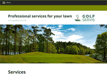 Tablet Screenshot of golfservis.com